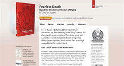 Desktop Screenshot of fearlessdeathbook.com